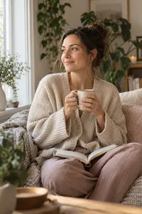Sunday-morning wellness portrait