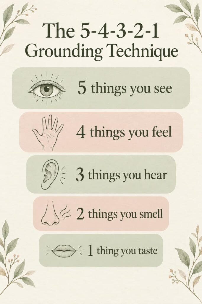 The 5-4-3-2-1 Grounding Technique
